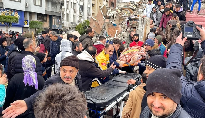 Trzęsienie ziemi w Turcji i Syrii. Prezydent Erdogan: Największa katastrofa od 1939 roku