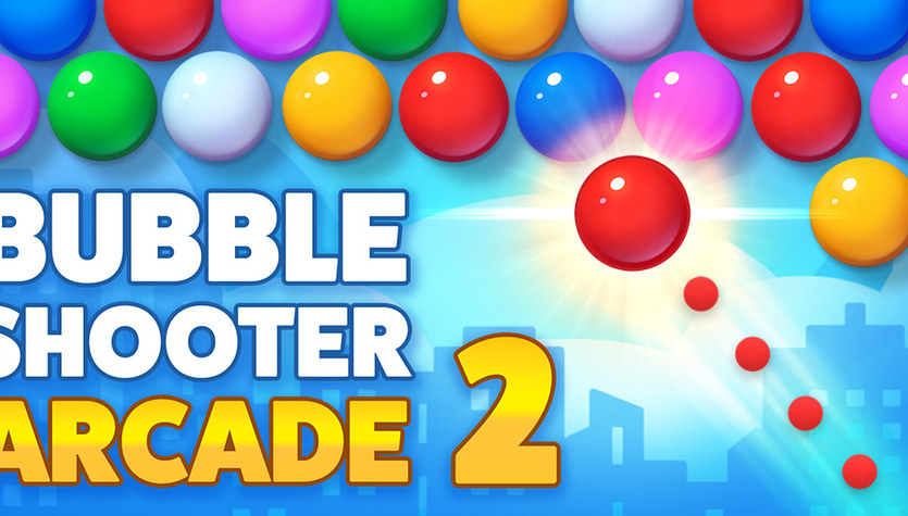 Gra w kulki Bubble Shooter Arcade 2 to długo oczekiwany drugi sequel legendarnej Bubble Shooter Arcade. Gra przynosi jeszcze więcej akcji, zupełnie nową funkcję wymiany bąbelków, a także piękną, nową grafikę! Czy jesteś gotowy? Co 15 sekund pojawiają się dwa nowe rzędy bąbelków. Musisz usuwać bąbelki tak szybko, jak to możliwe, aby pozostać w grze!