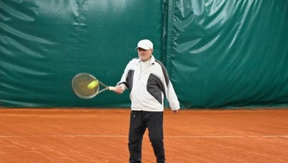 Tadeusz Krzyszkowski, najstarszy polski tenisista, skończył 100 lat