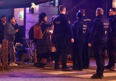 Nocna obława w Brukseli. Policjanci ścigali uzbrojonych mężczyzn