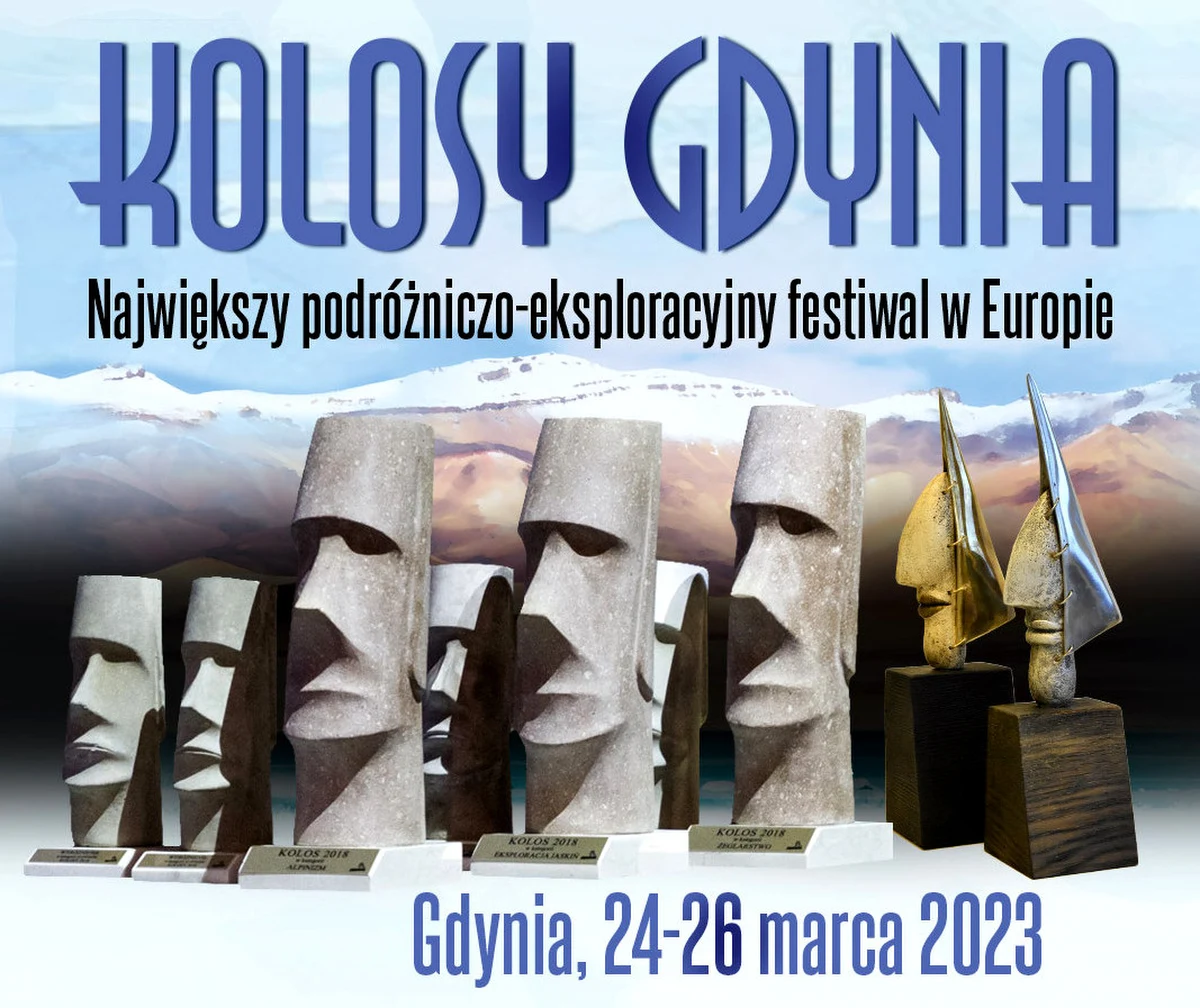 Zbliżają się jubileuszowe 25. Ogólnopolskie Spotkania Podróżników, Żeglarzy i Alpinistów, na której wręczane są najbardziej cenione w środowisku podróżniczym nagrody Super Kolosy. W trakcie festiwalu przyznawane są także Kolosy – nagrody za niezwykłe projekty podróżnicze zorganizowane w poprzednim roku w takich kategoriach jak: Podróże, Żeglarstwo, Wyczyn, Alpinizm, Eksploracja Jaskiń. 