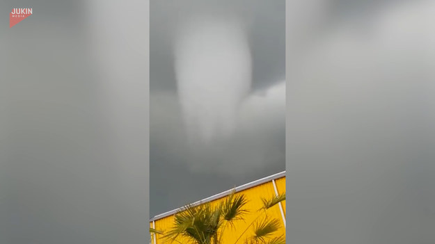 To pierwsze takie tornado w Holandii. Udało mu się nagrać przerażające zjawisko atmosferyczne.