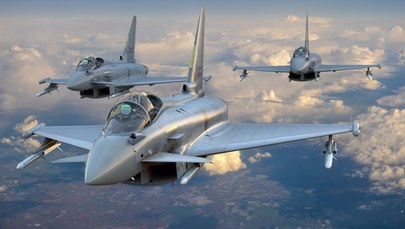 Ukraińscy lotnicy będą się szkolić na myśliwcach Eurofighter Typhoon