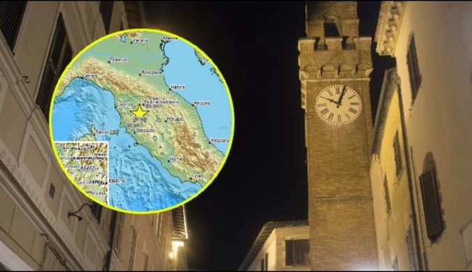 Kilkadziesiąt wstrząsów w rejonie Sieny. Mieszkańcy w panice