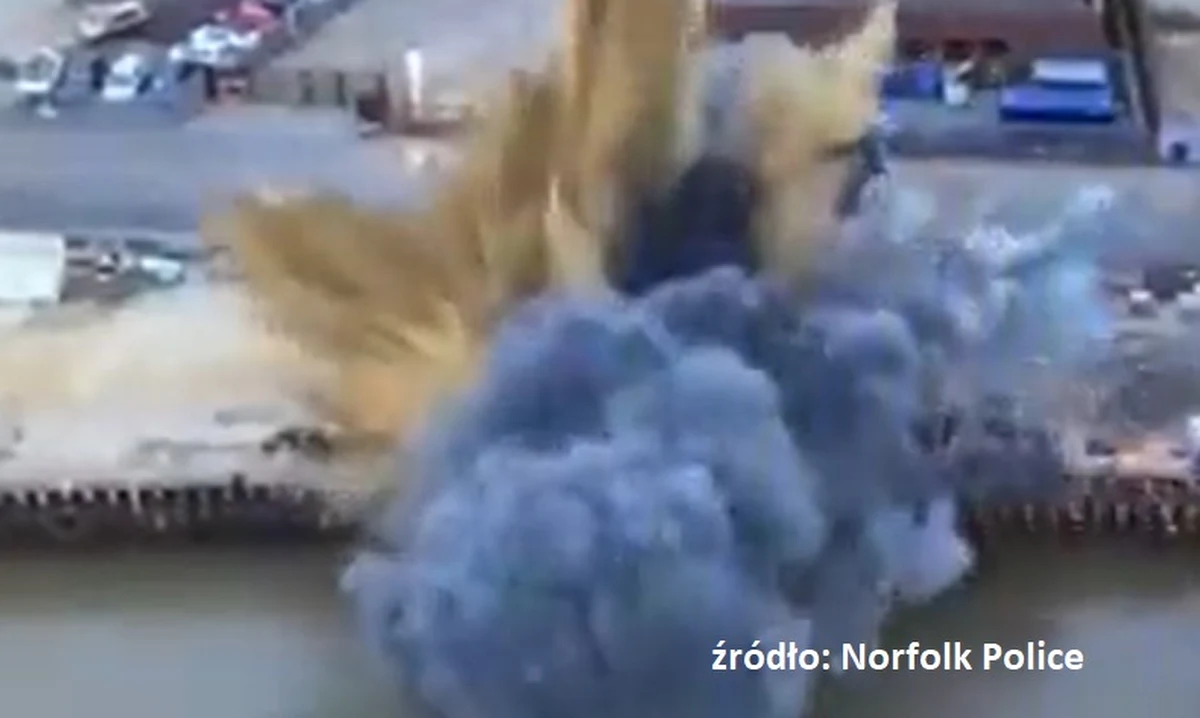 Próba neutralizacji pocisku z czasów II wojny światowej zakończyła się niespodziewanym wybuchem. Sytuację, do której doszło w Wielkiej Brytanii, zarejestrowały kamery. 