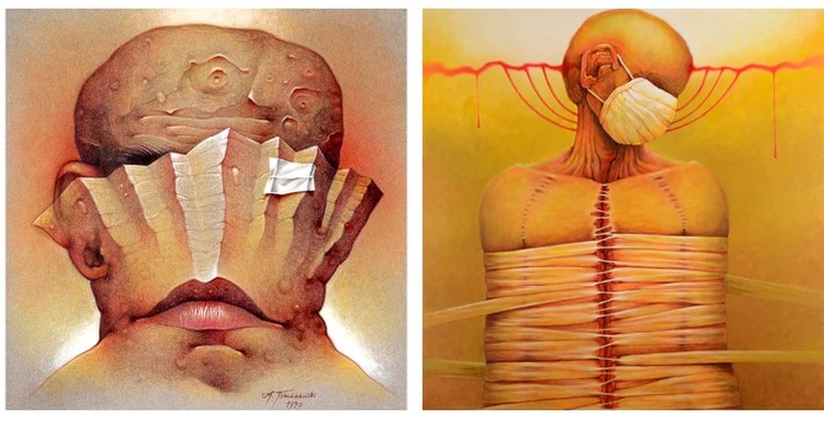 ​Ekspozycję prac Andrzeja Tomaszewskiego "Realny surrealizm - 30 lat" zobaczyć można od soboty w Muzeum Magicznego Realizmu Ochorowiczówka w Wiśle. Oglądać można również dwie rzeźby artysty grecko-cypryjskiego Panicosa Spanosa.