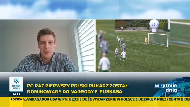 Dziennikarz Interia Sport – Wojciech Górski na antenie Polsat News opowiedział o plebiscycie na najpiękniejszą bramkę 2022 roku. W którym wśród nazwisk takich jak Kylian Mbappe, Richarlison czy Dimitri Payet znalazł się Polak. Marcin Oleksy – reprezentant AMP Futbol jako pierwszy zawodnik z niepełnosprawnością na świecie może walczyć o to trofeum.