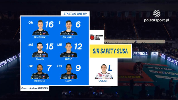 Skrót meczu 19. kolejki Serie A1 Itas Trentino - Sir Safety Susa Perugia 2:3 (25:19, 18:25, 22:25, 25:23, 11:15).

