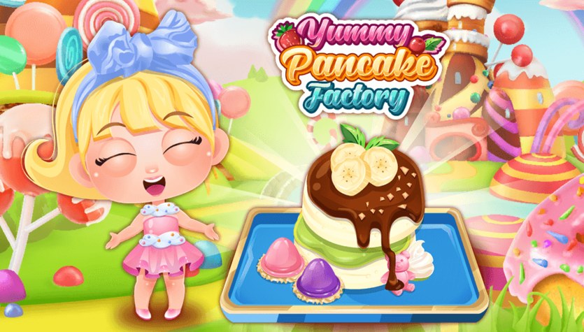 Gra online za darmo Yummy Pancake Factory zabiera Cię do kuchni specjalizującej się w przygotowywaniu fantastycznych słodkości! Jesteś fanem naleśników? Świetnie się składa! Zagraj w Yummy Pancake Factory i spraw, aby każdy naleśnik był doskonały.