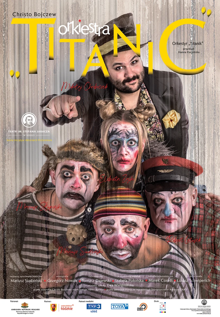 Współczesny człowiek - przestraszony, zmanipulowany i tkwiący w niemocy, ale też taki, który ma marzenia o lepszym życiu - taki obraz przedstawiają aktorzy łódzkiego Teatru Jaracza w spektaklu: "Orkiestra Titanic". Premierę zaplanowano na 18 lutego. 