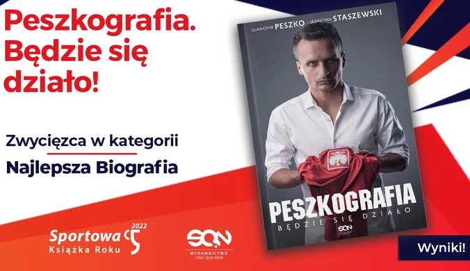 Dziennikarz Interii Sebastian Staszewski z prestiżową nagrodą! "Peszkografia" biografią roku