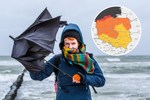 Trąby powietrzne i porywisty wiatr nawet do 125 km/h. Alerty IMGW dla całej Polski
