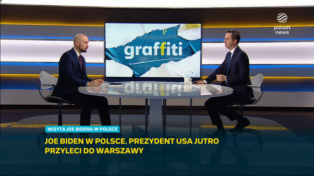 - Zawsze możemy spodziewać się wizyty prezydenta Zełenskiego w Polsce, ale ze względów bezpieczeństwa te wizyty nigdy nie są ujawniane - powiedział w "Graffiti" wiceszef MON Marcin Ociepa. - Prędzej czy później będziemy świadkami spotkania Bidena, Dudy i Zełenskiego na terytorium Polski - dodał.