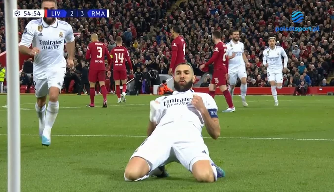 Karim Benzema strzela na 4-2. Cóż za zwrot akcji w meczu Ligi Mistrzów. WIDEO