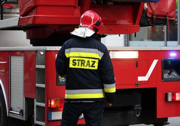 Białystok: Pożar i ewakuacja w bloku komunalnym