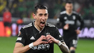 Juventus gra dalej, w Lidze Europy. Hat-trick Di Marii dał awans