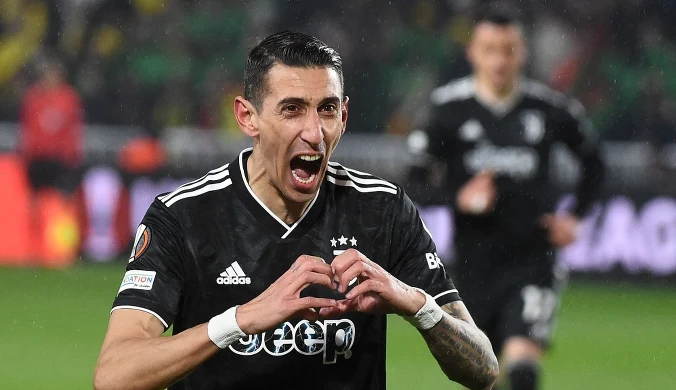Juventus gra dalej, w Lidze Europy. Hat-trick Di Marii dał awans