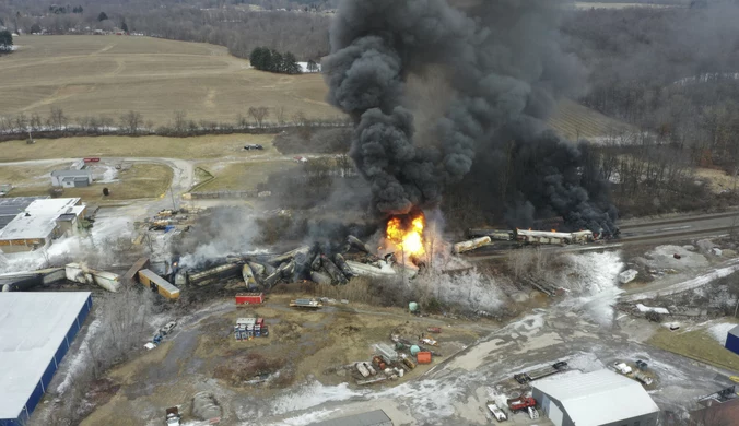 Wstępny raport z katastrofy kolejowej w Ohio. "Można było temu zapobiec"