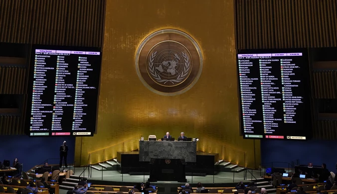 Rezolucja Zgromadzenia Ogólnego ONZ. Wzywają do przywrócenia pokoju w Ukrainie