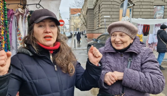 We Lwowie kochają Andrzeja Dudę. Reporter zapytał o niego dwie Ukrainki