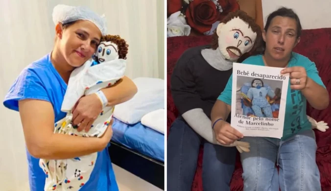 Poślubiła szmacianką lalkę, z którą ma dziecko. Ktoś porwał je dla okupu