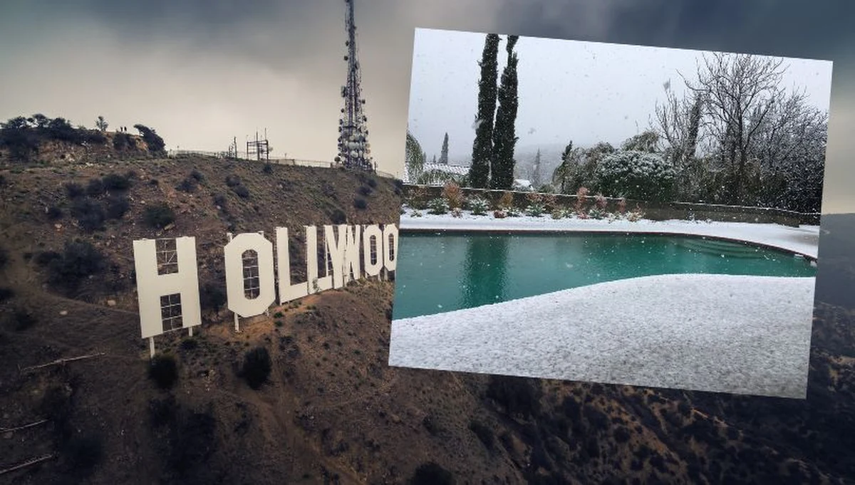 W Los Angeles, po raz pierwszy od 1989 roku, wydano ostrzeżenie przed zamiecią śnieżną. Niemal 100 tys. mieszkańców zostało bez prądu. Władze ostrzegają, że w górach może spaść nawet 1,5 śniegu
