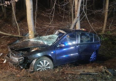 Tragiczny wypadek nastolatków. Nie żyje 16-latka, 2 osoby w ciężkim stanie