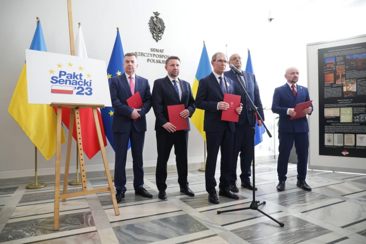 Ugrupowania opozycyjne ogłosiły dziś zawarcie porozumienie w sprawie wspólnego startu w wyborach do Senatu. W tzw. pakcie senackim uczestniczy Koalicja Obywatelska, Polskie Stronnictwo Ludowe, Polska 2050 oraz Nowa Lewica. Uczestnicy paktu nie ujawnili, w jaki sposób zostanie dokonany przydział okręgów wyborczych i ile miejsc przypadnie kandydatom poszczególnych partii.
