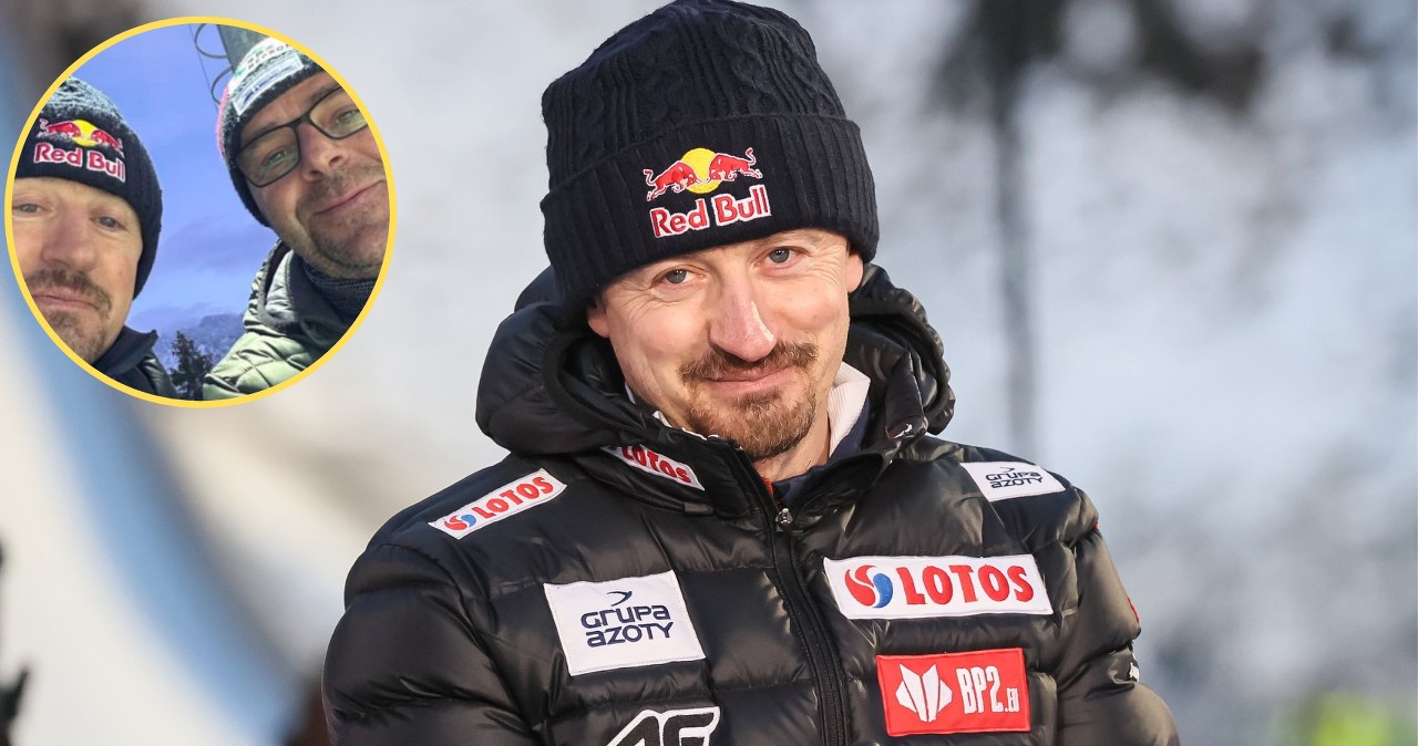 Adam Małysz pokazał, kogo spotkał na skoczni. "Wiecie, kim jest ten pan