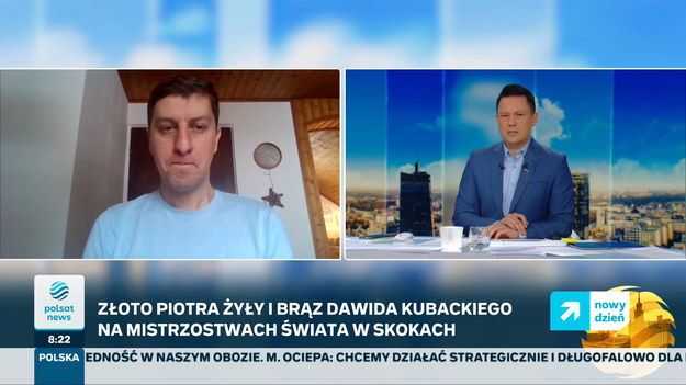 Tomasz Kalemba podsumowuje w Polsat News występ polskich skoczków podczas konkursów MŚ w skokach narciarskich rozgrywanych w Planicy.  