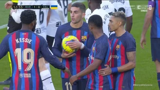 Zmarnowany rzut karny i czerwona karta. FC Barcelona - Valencia CF 1-0. SKRÓT. WIDEO (Eleven Sports)