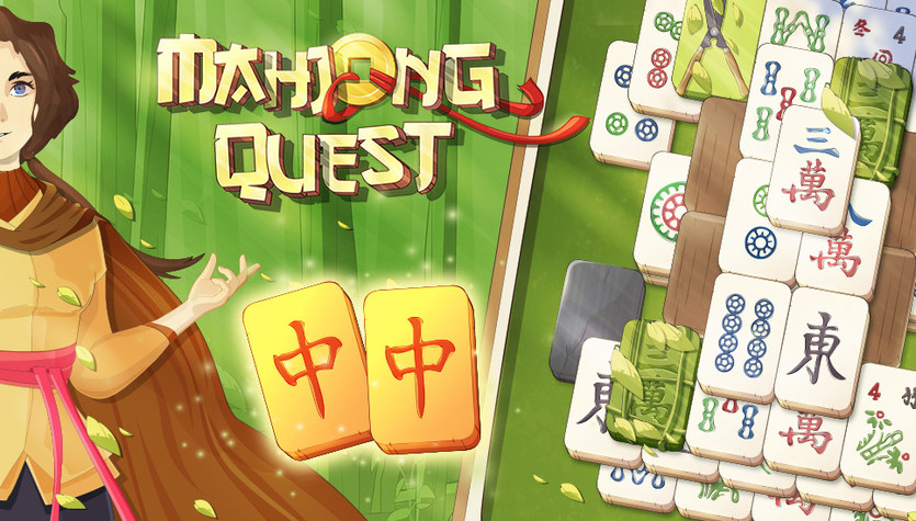 Gra online za darmo Mahjong Quest to klasyczna gra typu mahjong, bardzo podobna do jednej z najpopularniejszych gier serwisu Click.pl - Motyle Mahjong. Bardzo intuicyjny samouczek sprawia, że nauka gry przebiega błyskawicznie, dodatkowo za każdym razem jak dopasujesz płytki, plansza się powiększa, dzięki czemu znacznie łatwiej widać szczegóły płytek. 
