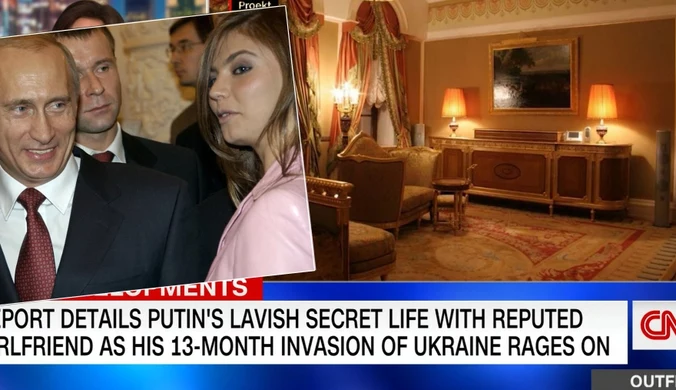 Alina Kabajewa i Władimir Putin mieszkają w sekretnej willi. Wyciekły zdjęcia. "Aż kipi od złota"