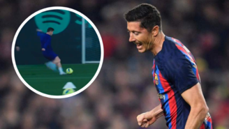 Robert Lewandowski znów trafia do siatki! Fani Barcelony są zachwyceni