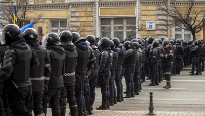 Manifestacja w Kiszyniowie. Policja zatrzymała 54 osoby 