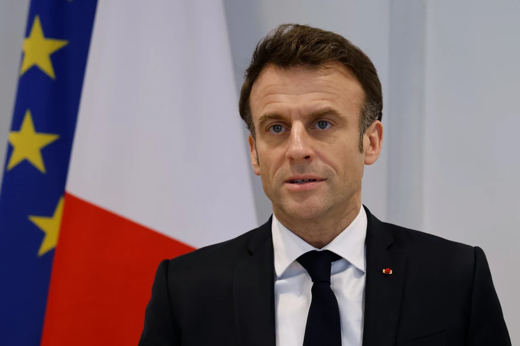 Prezydent Francji Emmanuel Macron