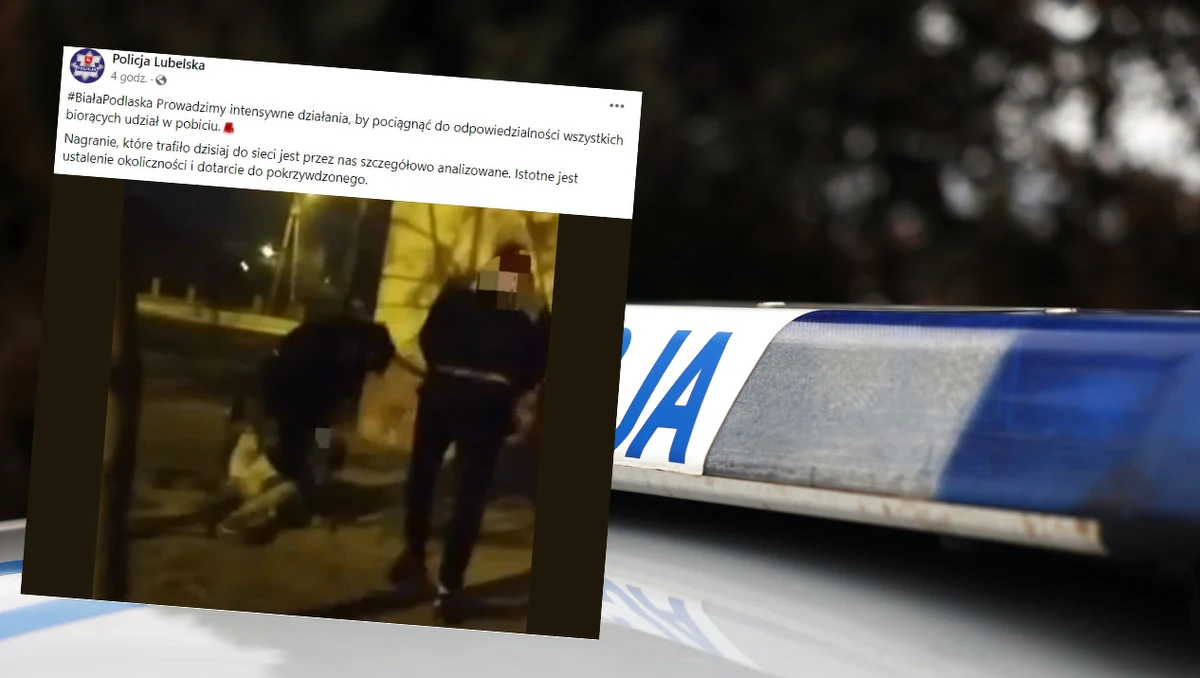 Kolejne brutalne pobicie nastolatka. W Białej Podlaskiej dwóch napastników brutalnie okładało pięściami ofiarę, kopało ją i skakało po niej. W mediach pojawiło się nagranie. Sprawą zajęła się już policja.