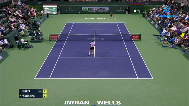 JANNIK SINNER - STAN WAWRINKA 6:1, 6:4 | INDIAN WELLS 2023