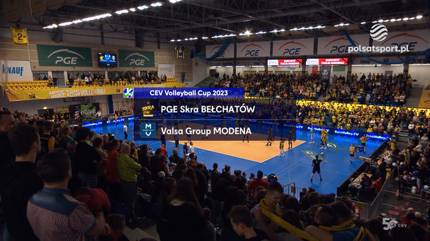 Skrót meczu półfinału Pucharu CEV PGE Skra Bełchatów - Valsa Group Modena 2:3 (25:22, 21:25, 25:21, 16:25, 14:16).