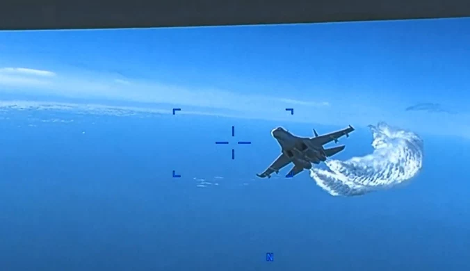 Strącenie drona nad Morzem Czarnym. Wojsko USA opublikowało nagranie