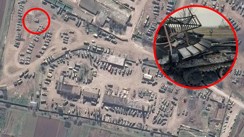 Dzięki zdjęciom satelitarnym analitycy wojskowi mogą śledzić ruchy oddziałów wroga i gromadzony przez niego sprzęt. Tym razem na własne oczy możemy przekonać się, jak dużo różnej maści pojazdów stracili Rosjanie w trakcie swojej agresji na Ukrainę.