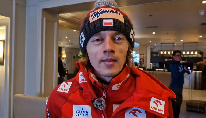 Dawid Kubacki po zwycięstwie w Lillehammer. WIDEO