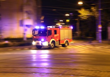 Pożar w Rzeszowie. Jedna osoba z objawami podtrucia w szpitalu