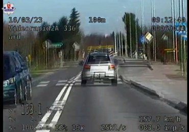 Pędził 163 km/h w terenie zabudowanym. 24-latek stracił prawo jazdy