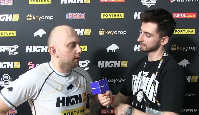 High League 6. Michał Cichy: zawiedziony po porażce Jest mi wstyd. WIDEO