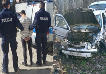 Pijany ojciec przewoził 4-letniego syna. Po wypadku uciekł i zostawił go w aucie 