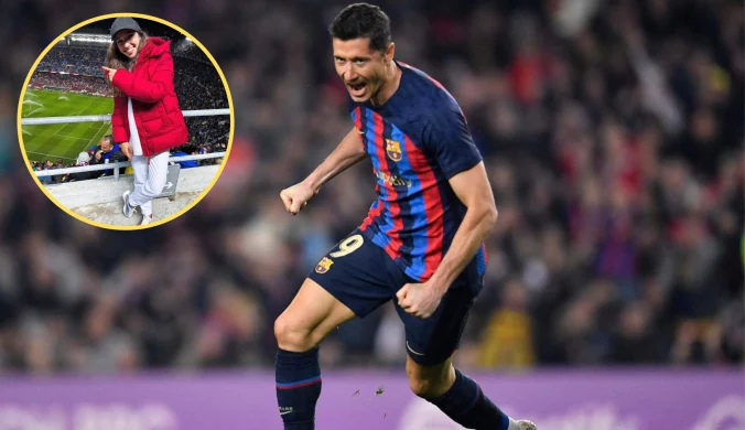 Polska mistrzyni pojawiła się na Camp Nou. "Zaczepiła" Lewandowskiego