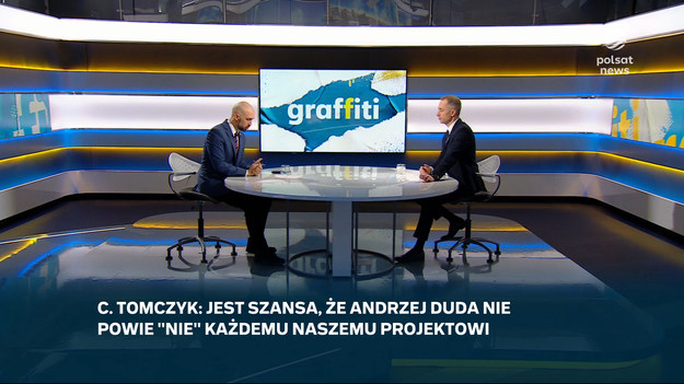 - Byliśmy jako Polska, nawet w ramach Trójkąta Weimarskiego, dodając do tego Hiszpanię i Włochy, jednym z pięciu państw, które de facto Unią Europejską zarządzały - stwierdził Cezary Tomczyk w "Graffiti".