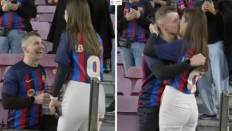 Co za sceny przed El Clasico! Fanka "Lewego" zapamięta ten wieczór na długo