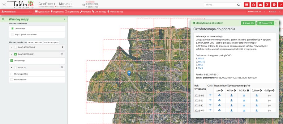 /Geoportal Urzędu Miasta Lublin /